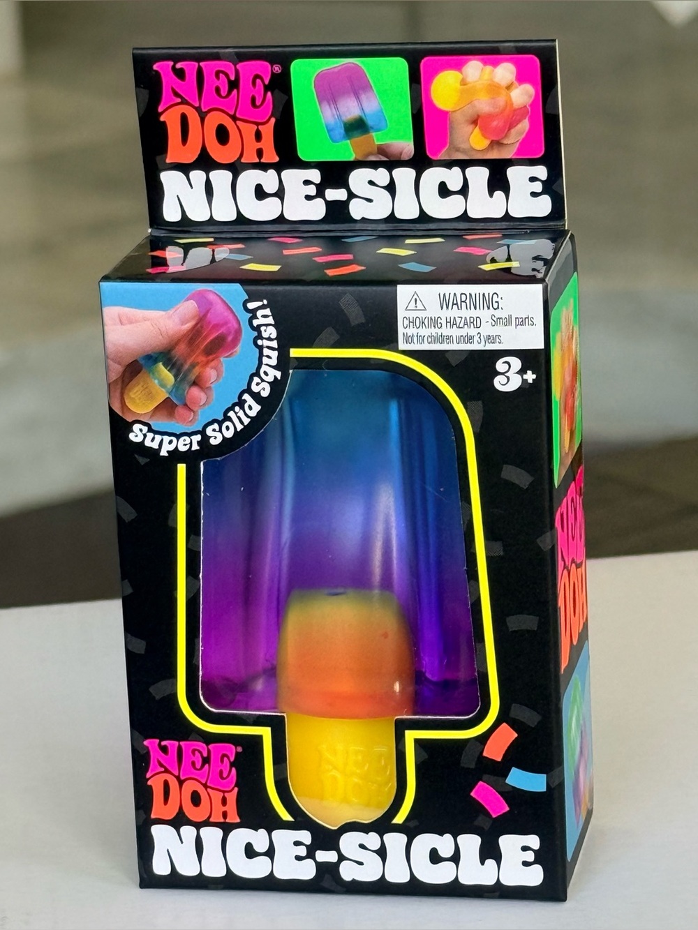 RARE NeeDoh NICE SICLE PURPLE Super Solid Squish Viral TikTok Popsicle Schylling